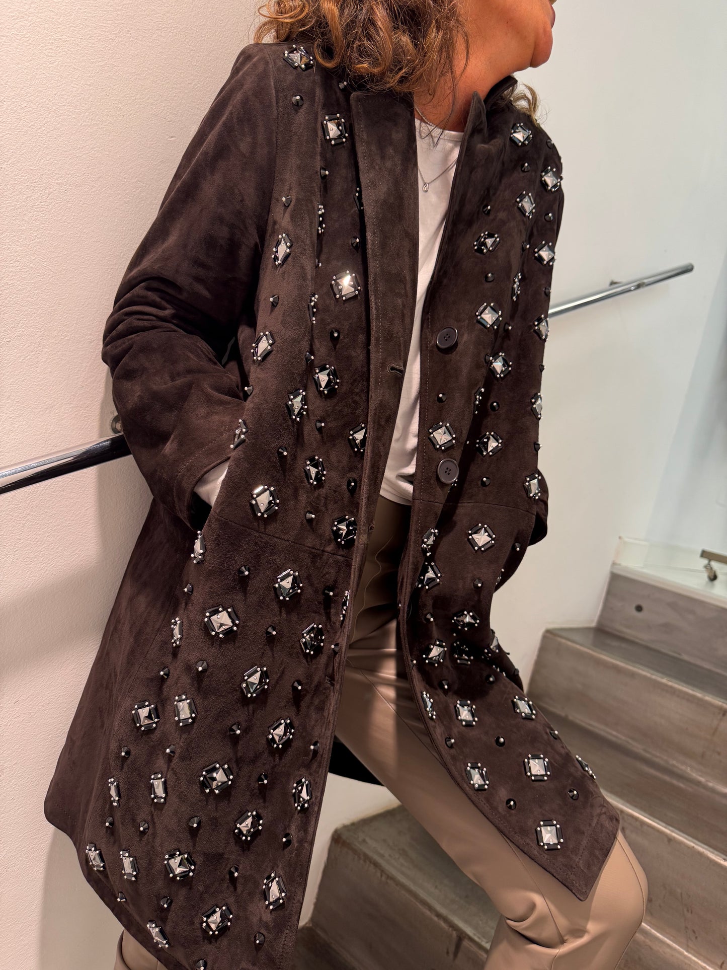 Cappotto Suede Galaxy