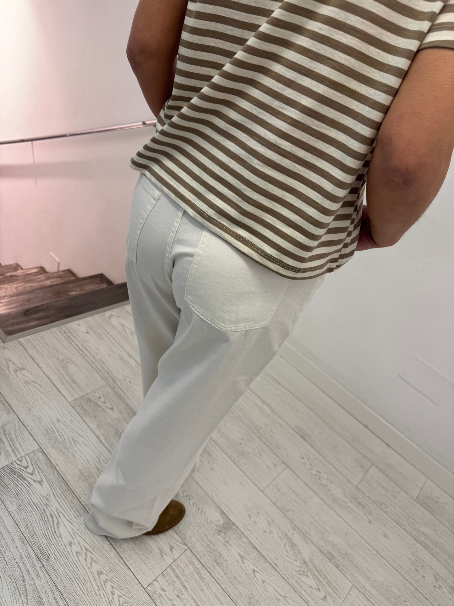T- Shirt Over Righe