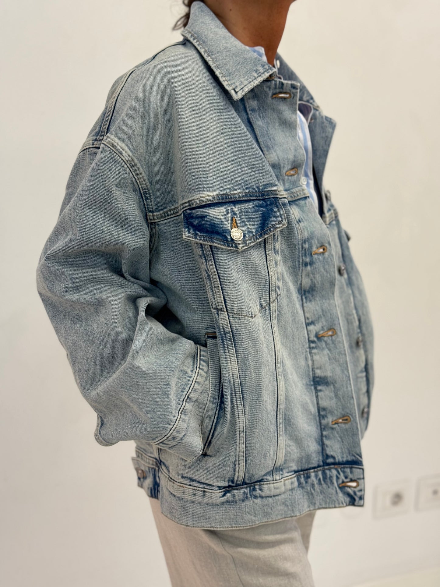 Giacca Denim Oli Truker
