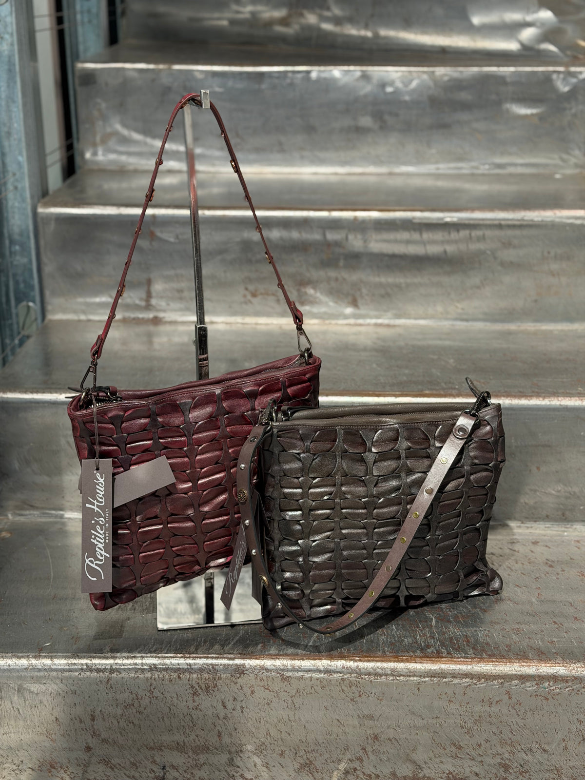 Borsa a tracolla in pelle Tree