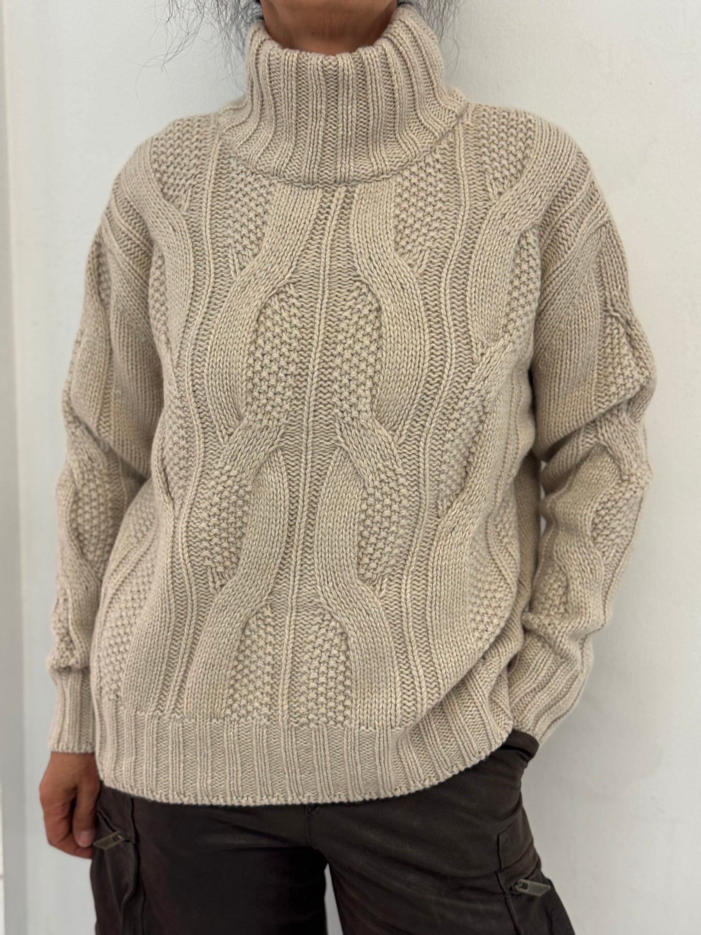 Maglia Lupetto Cashmere Lavorazione Norvegese