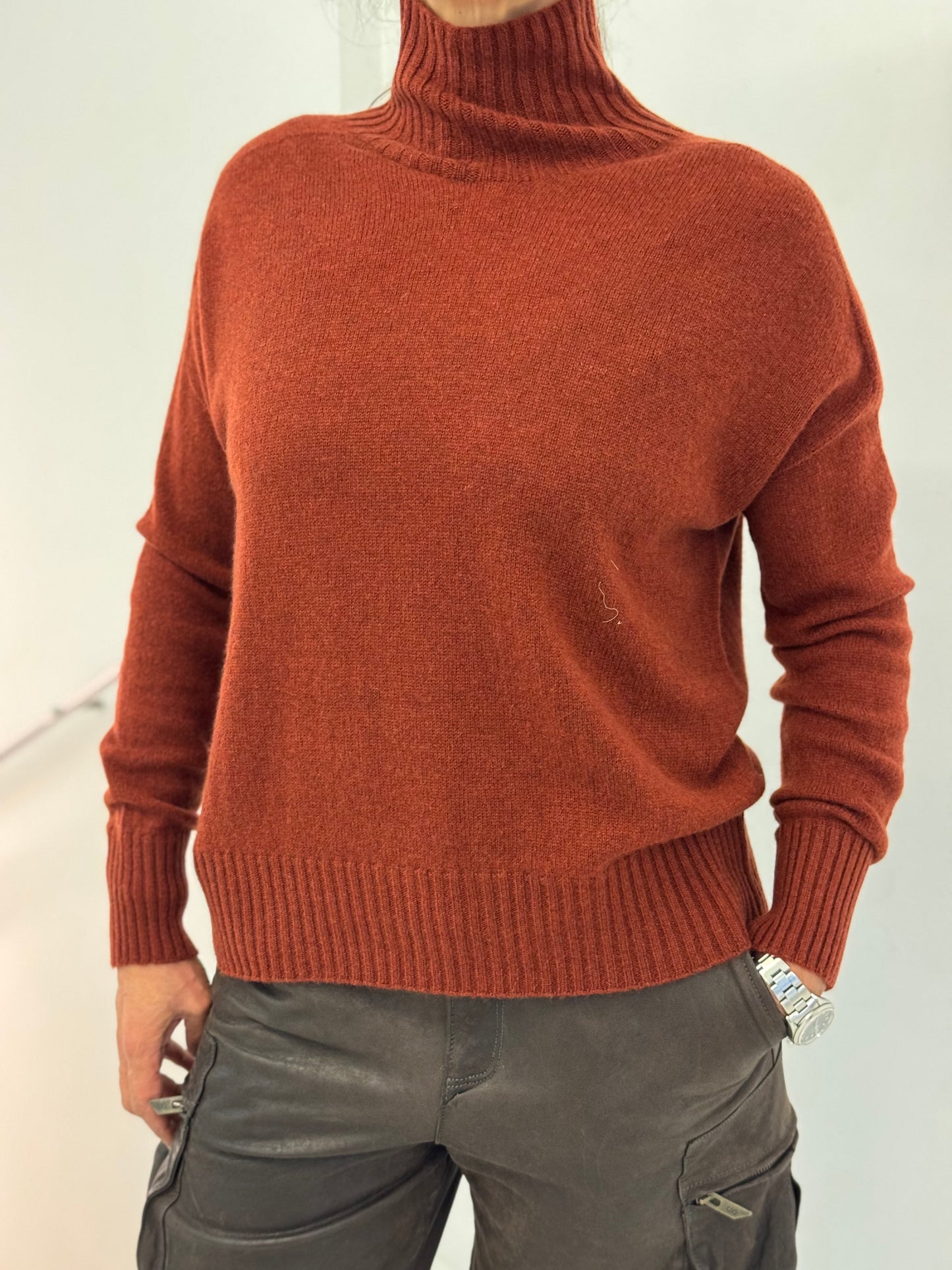 Maglia OverCollo Lupetto Cashmere