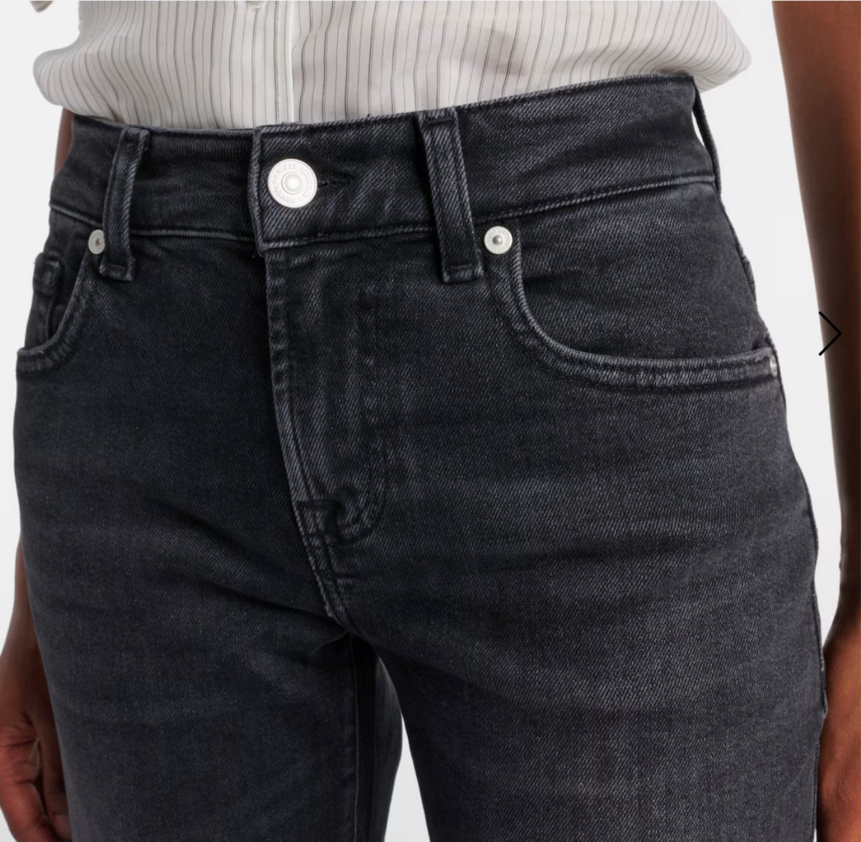 Denim Calie Straight Ankle Bottomline