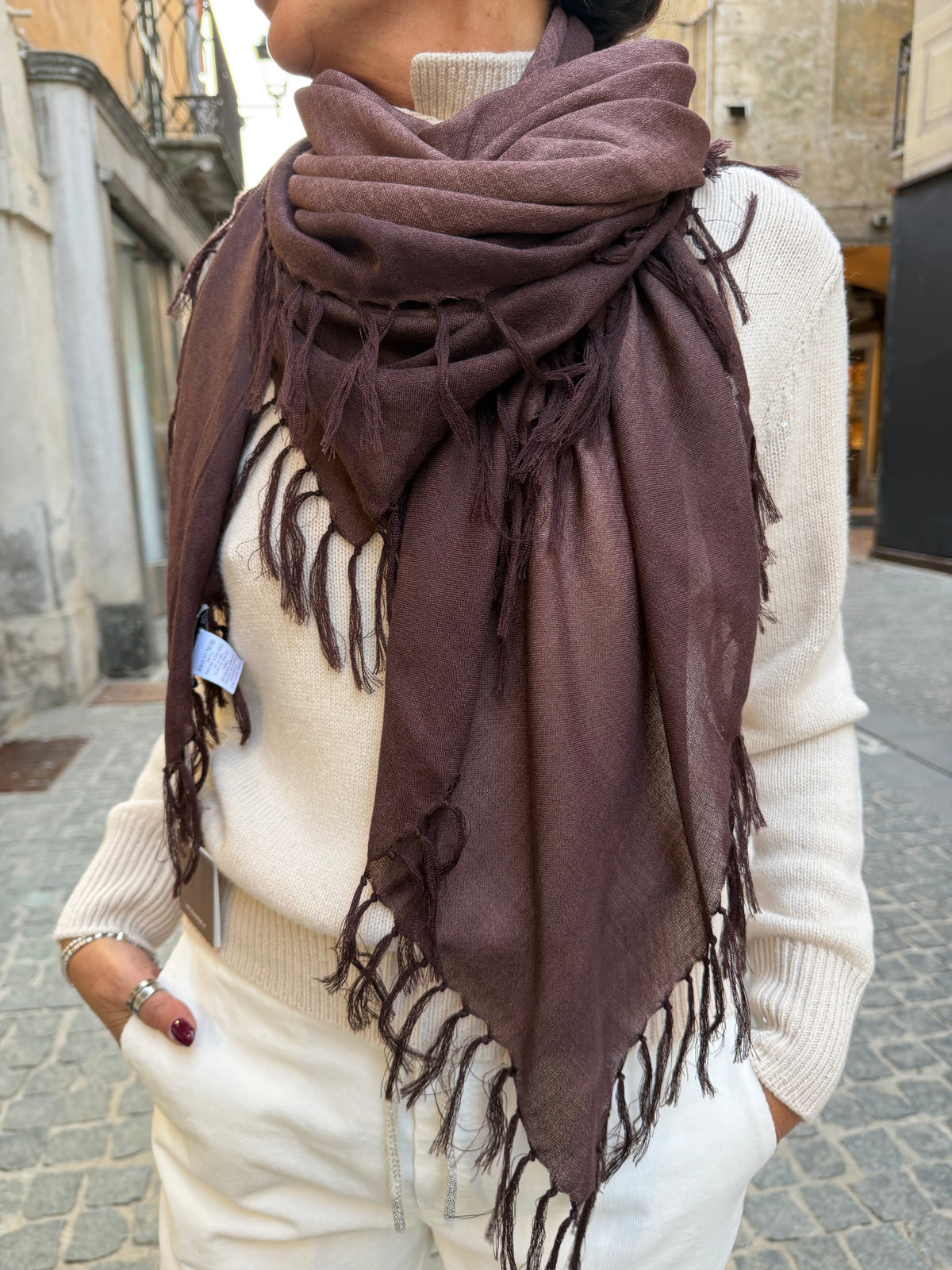 Sciarpa Kefiah Cashmere Seta