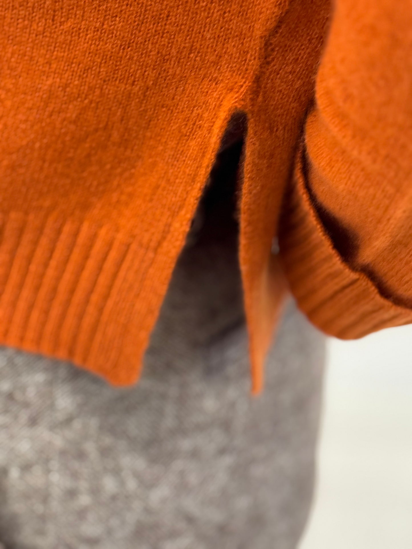 Maglia Cashmere Spacco Laterale