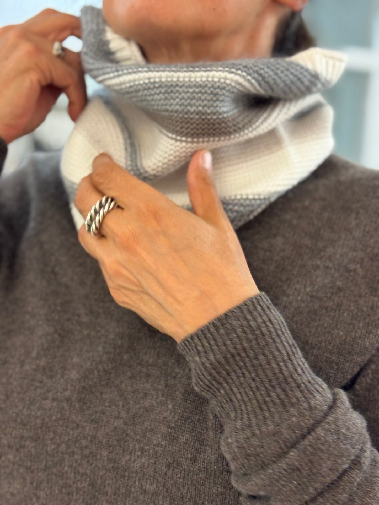 Collo Cashmere Righe
