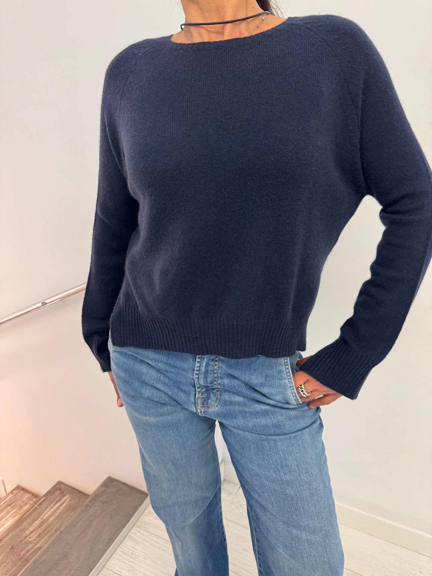 Maglia Cashmere Spacco Laterale