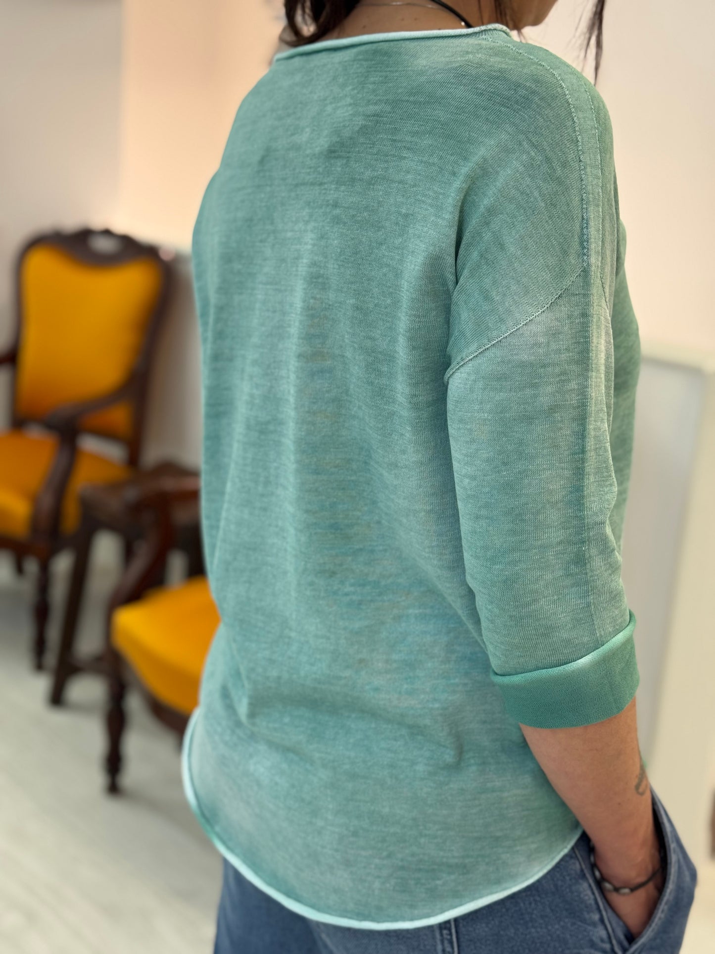 Maglia Double Faces Stampa Aerografo