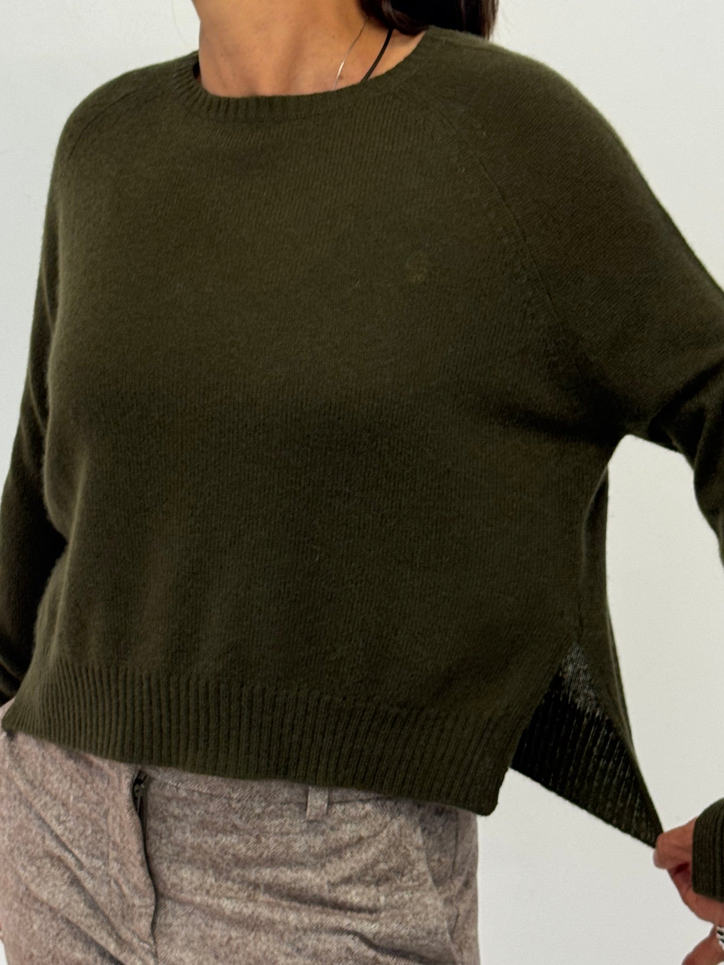 Maglia Cashmere Spacco Laterale