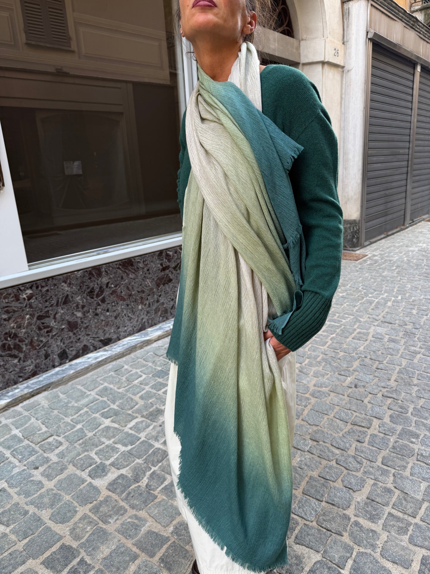 Stola Cashmere Seta Degrade’e