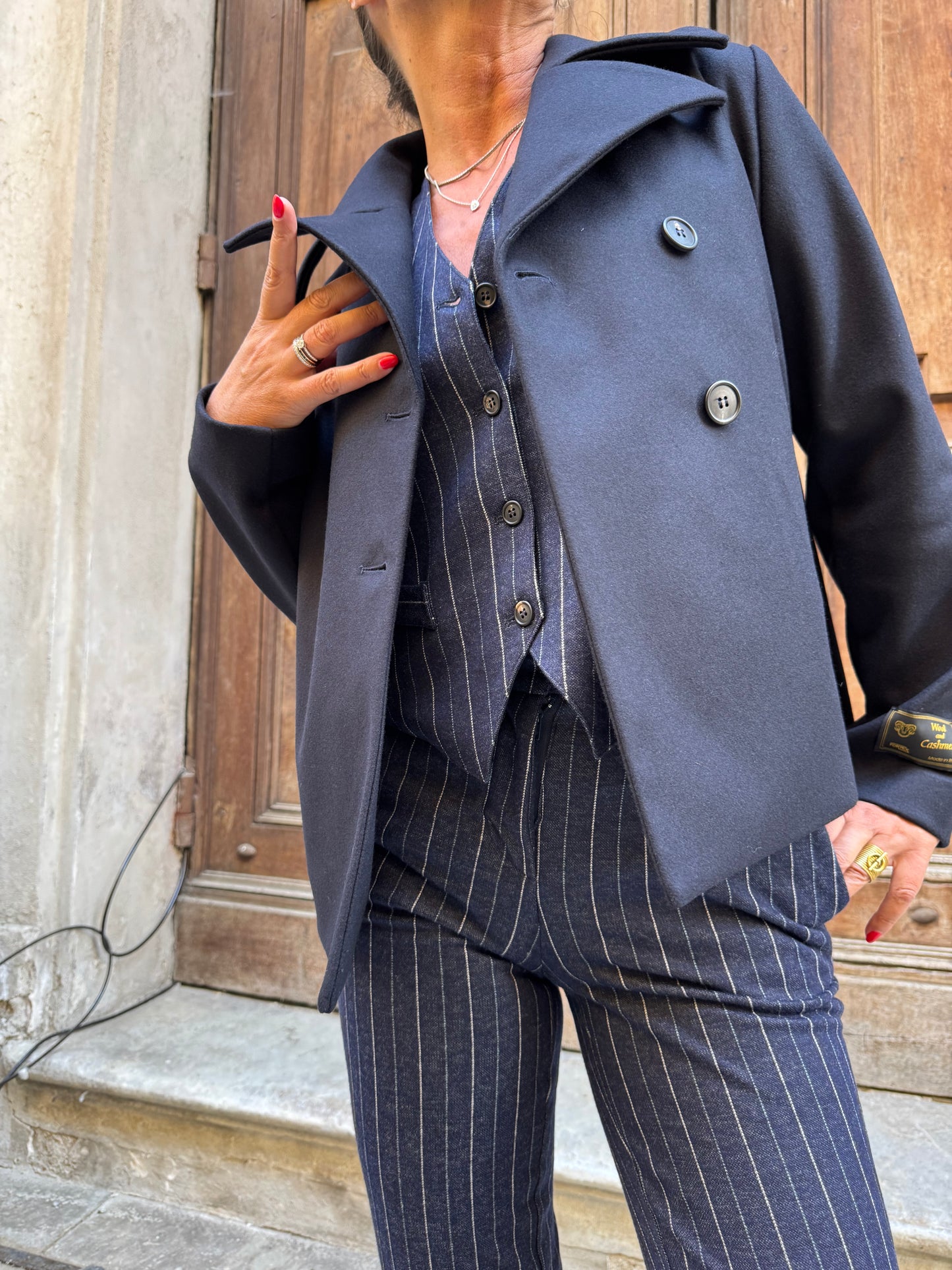 Peacoat Cropped