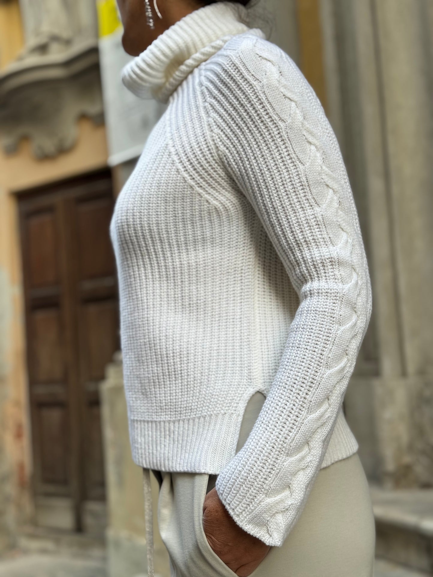 Maglia Lupetto Costa Inglese C/Treccia