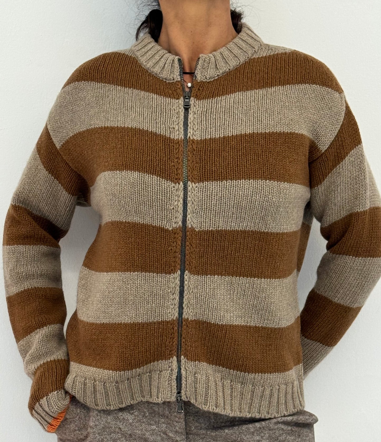 Cardigan Cashmere Righe