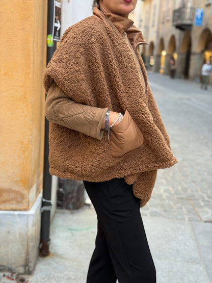 Giacca Teddy Eco Fur Reversibile