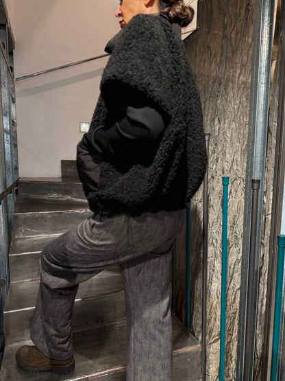 Giacca Teddy Eco Fur Reversibile
