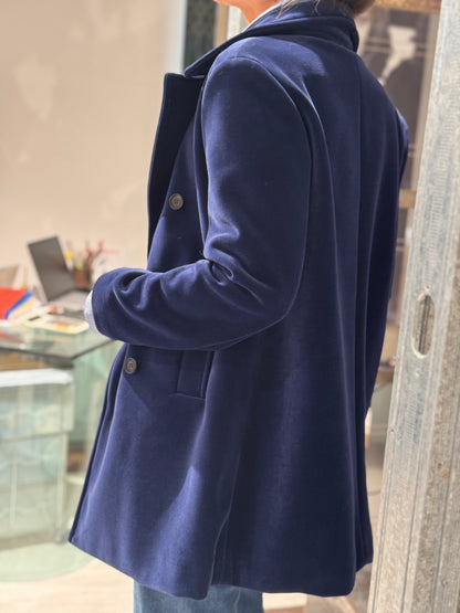 Peacoat Velluto Royal Bleu