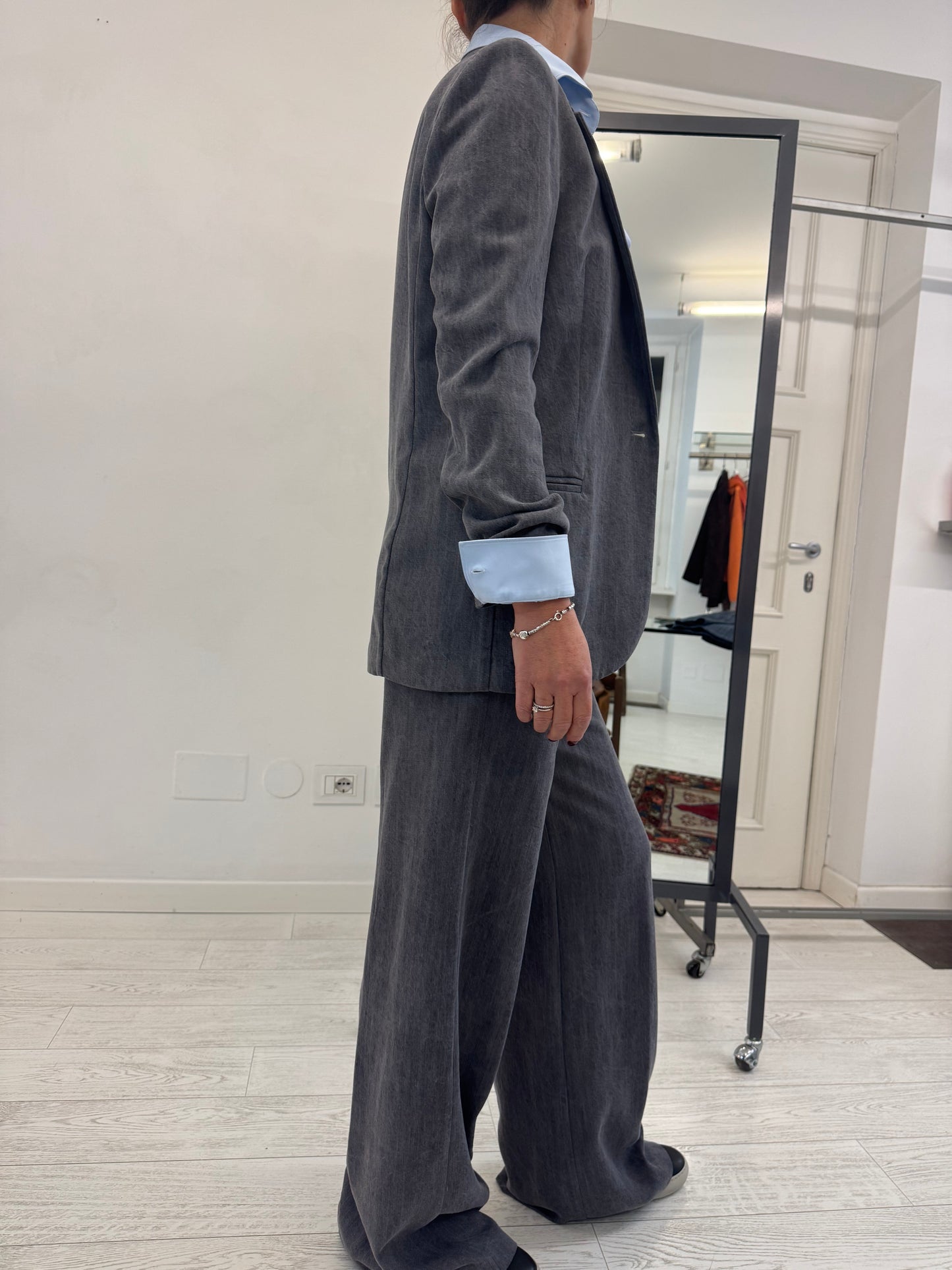 Giacca Monopetto Denim