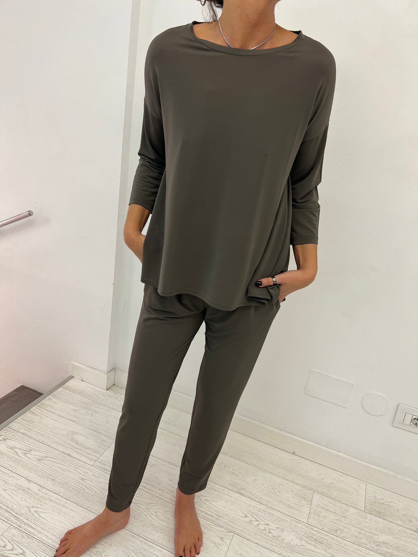 Pantalone Coulisse Jersey Stretch