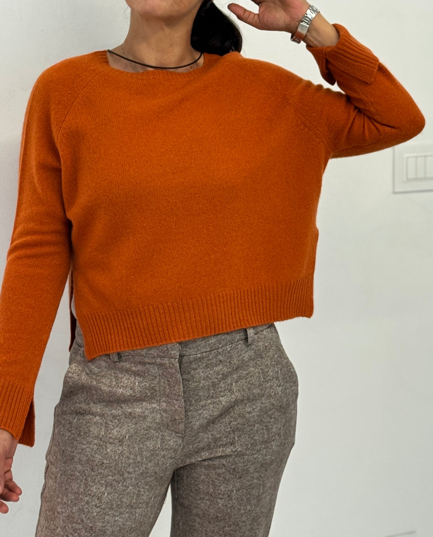 Maglia Cashmere Spacco Laterale