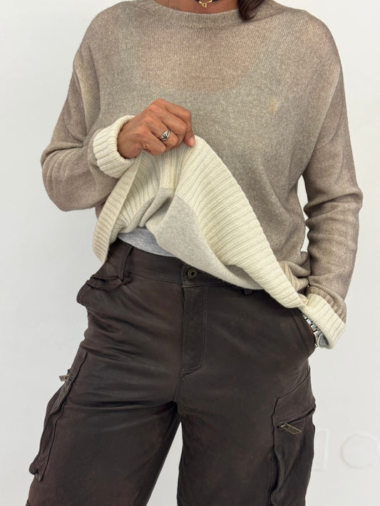 Maglia Cashmere Sfumato Double-face