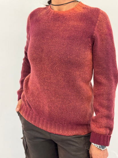 Maglia Girocollo Cashmere Double-face