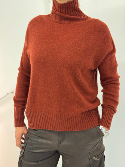 Maglia  OverCollo Lupetto Cashmere