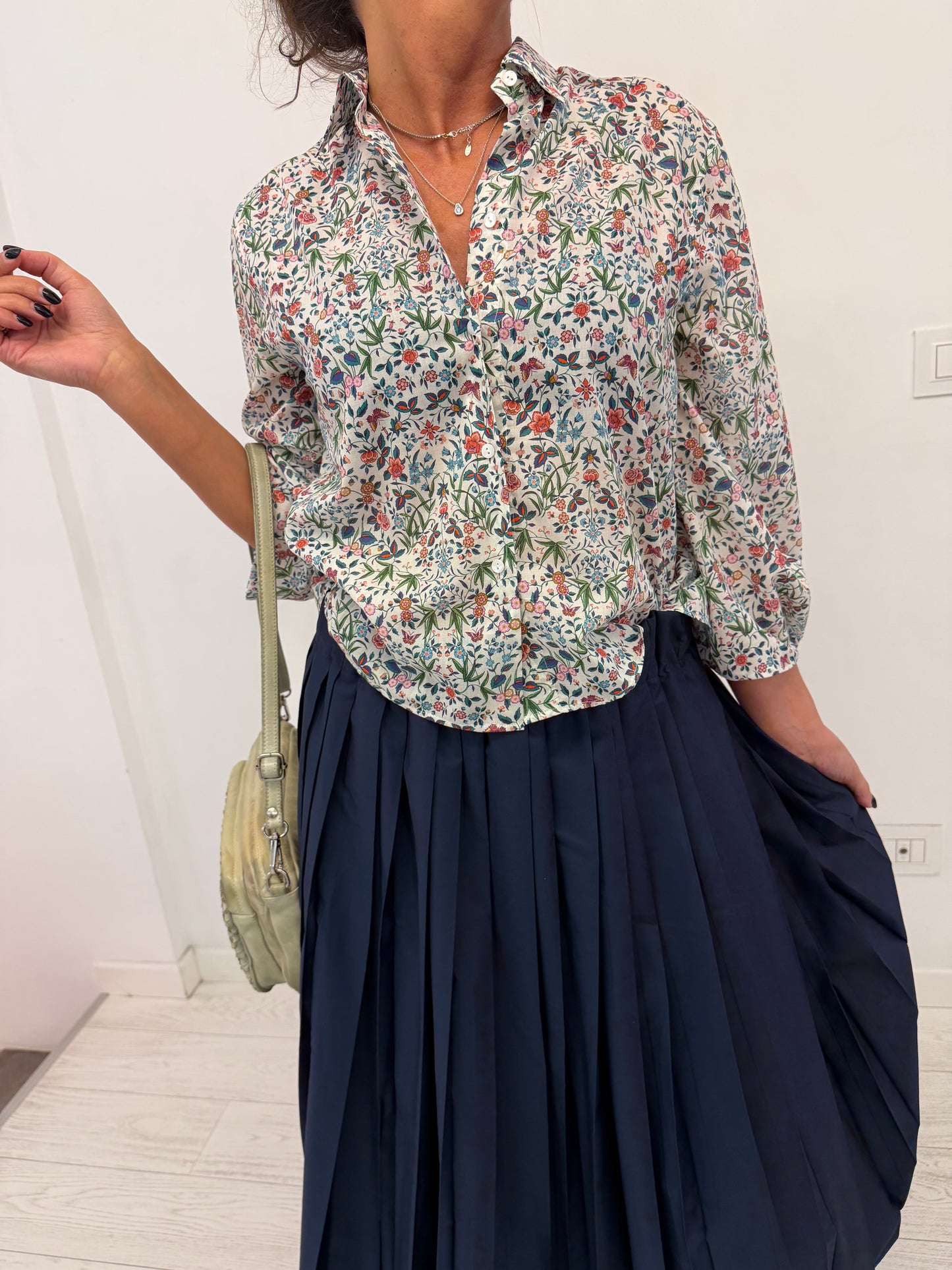 Camicia Cotone Margot Stampa Floreale