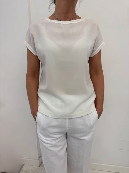 T- Shirt Seta Manica Corta