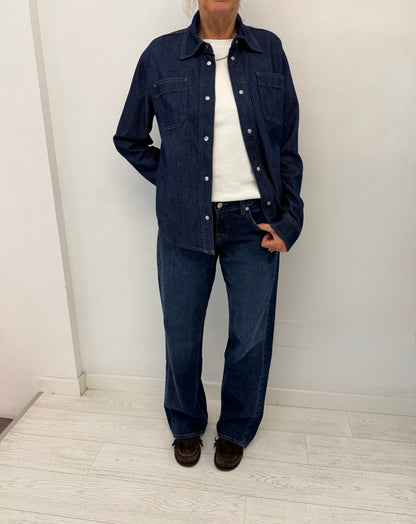 Pantalone Denim Low Straight Indiglow