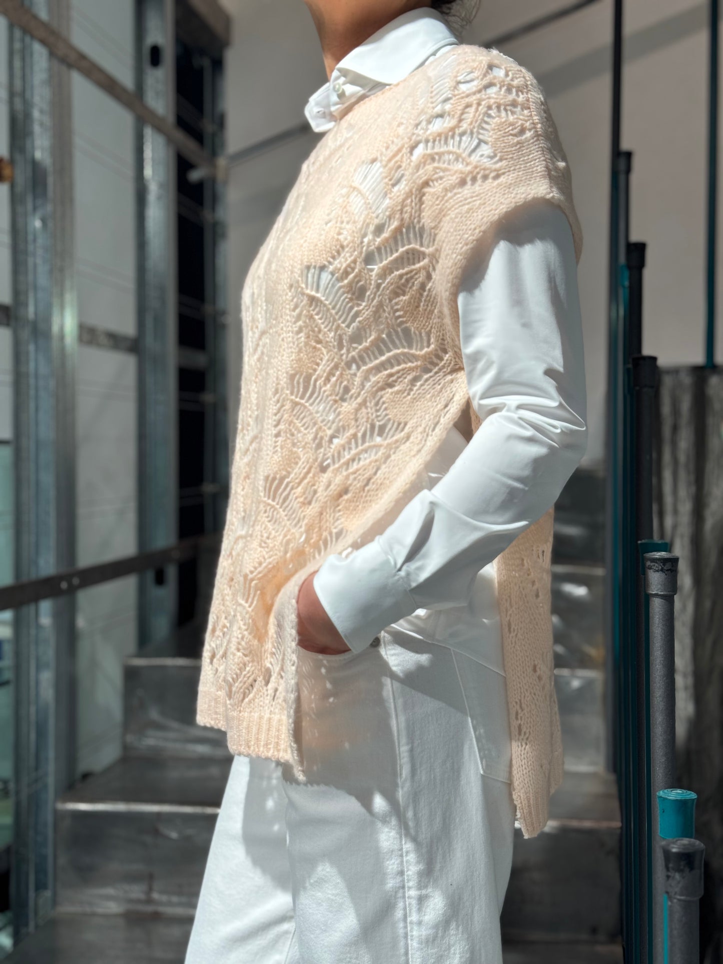 Maglia Manica Corta Cashmere