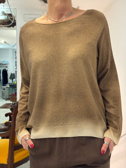 Maglia Over Fit Spalla Scesa Aerografata