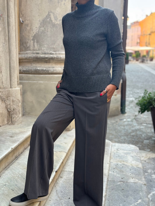 Pantalone Relaxed Elastico in Vita