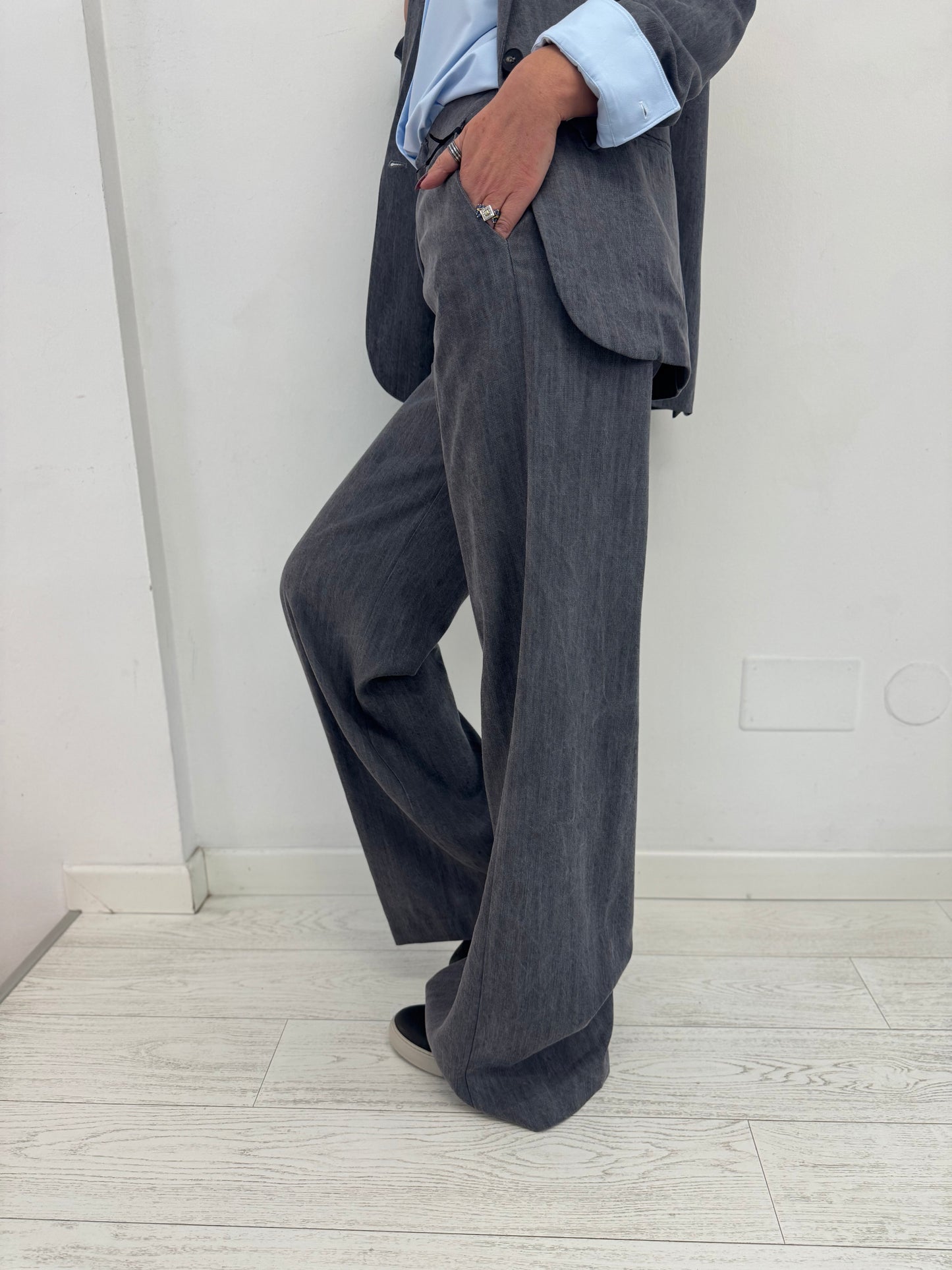 Pantalone  Palazzo Con Elastico