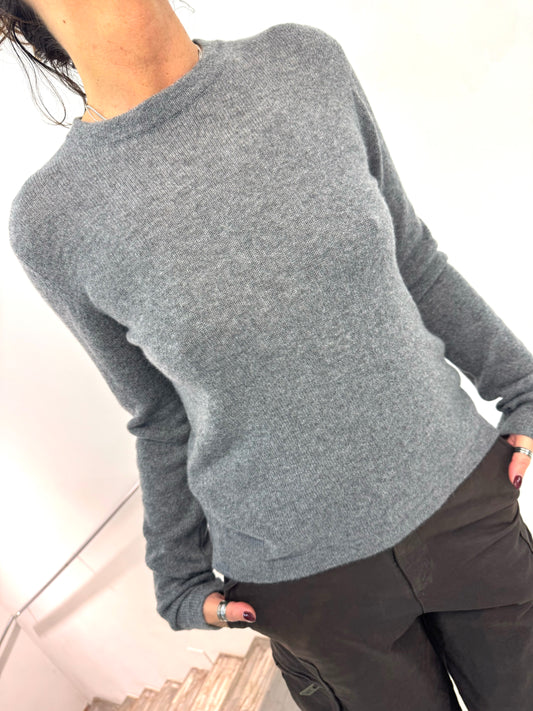 Maglia Cashmere Con Spacchi