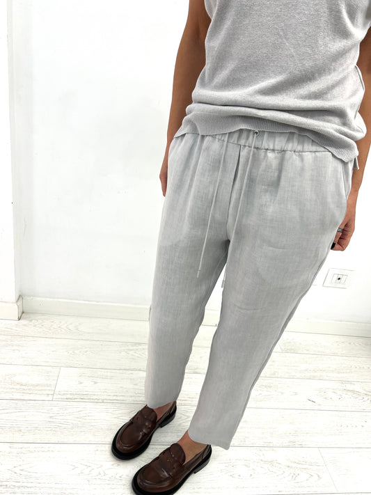 Pantalone Lino C/ Monile