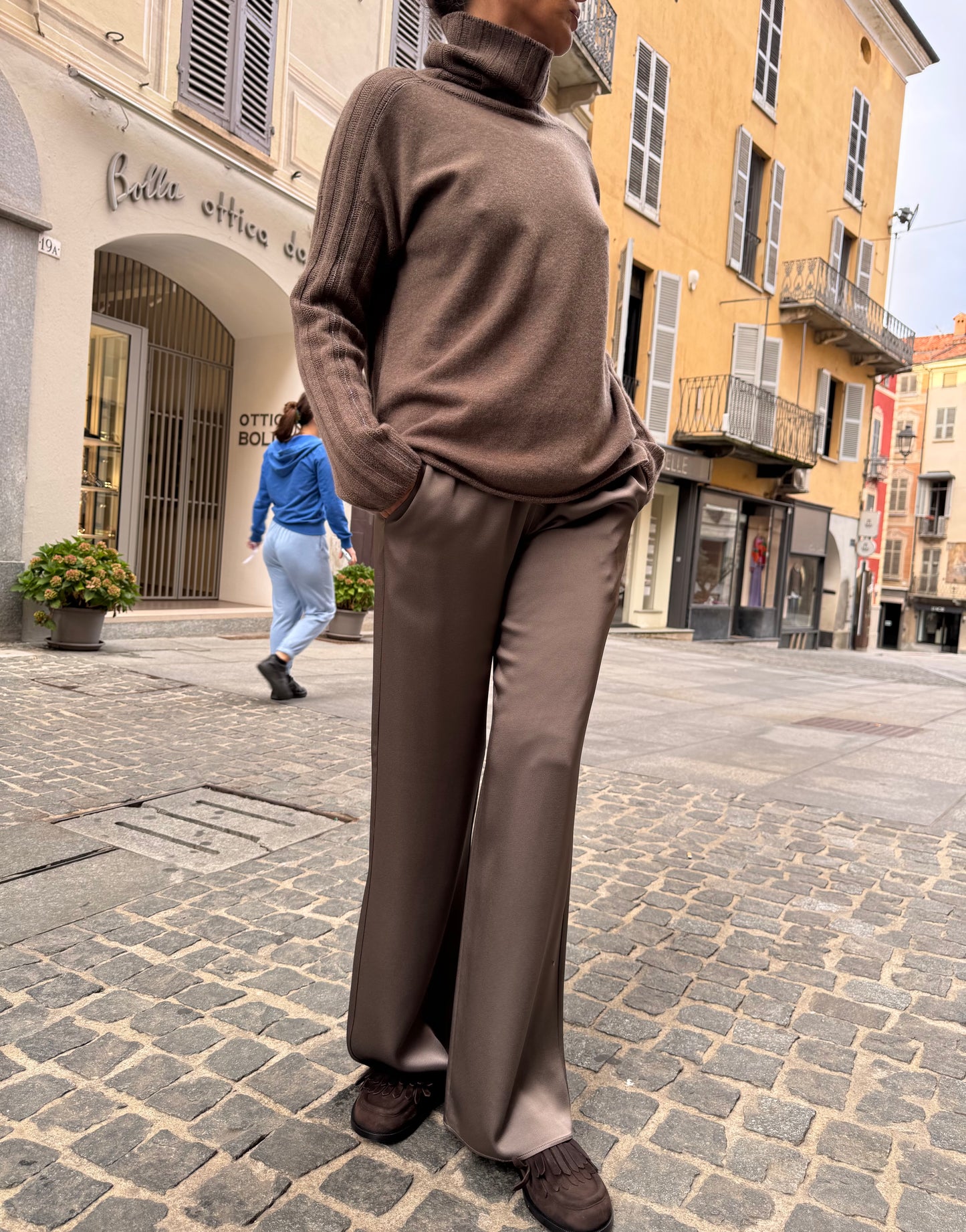 Pantalone Satin Brown