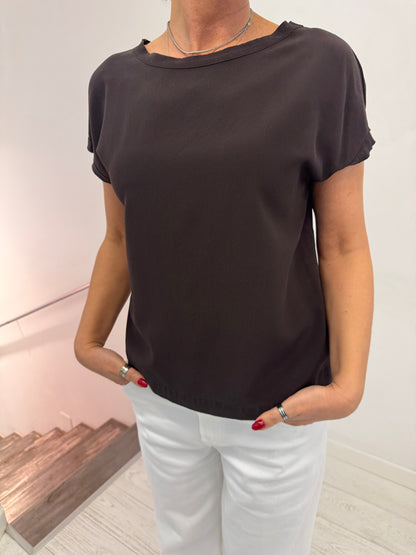 T- Shirt Seta Manica Corta