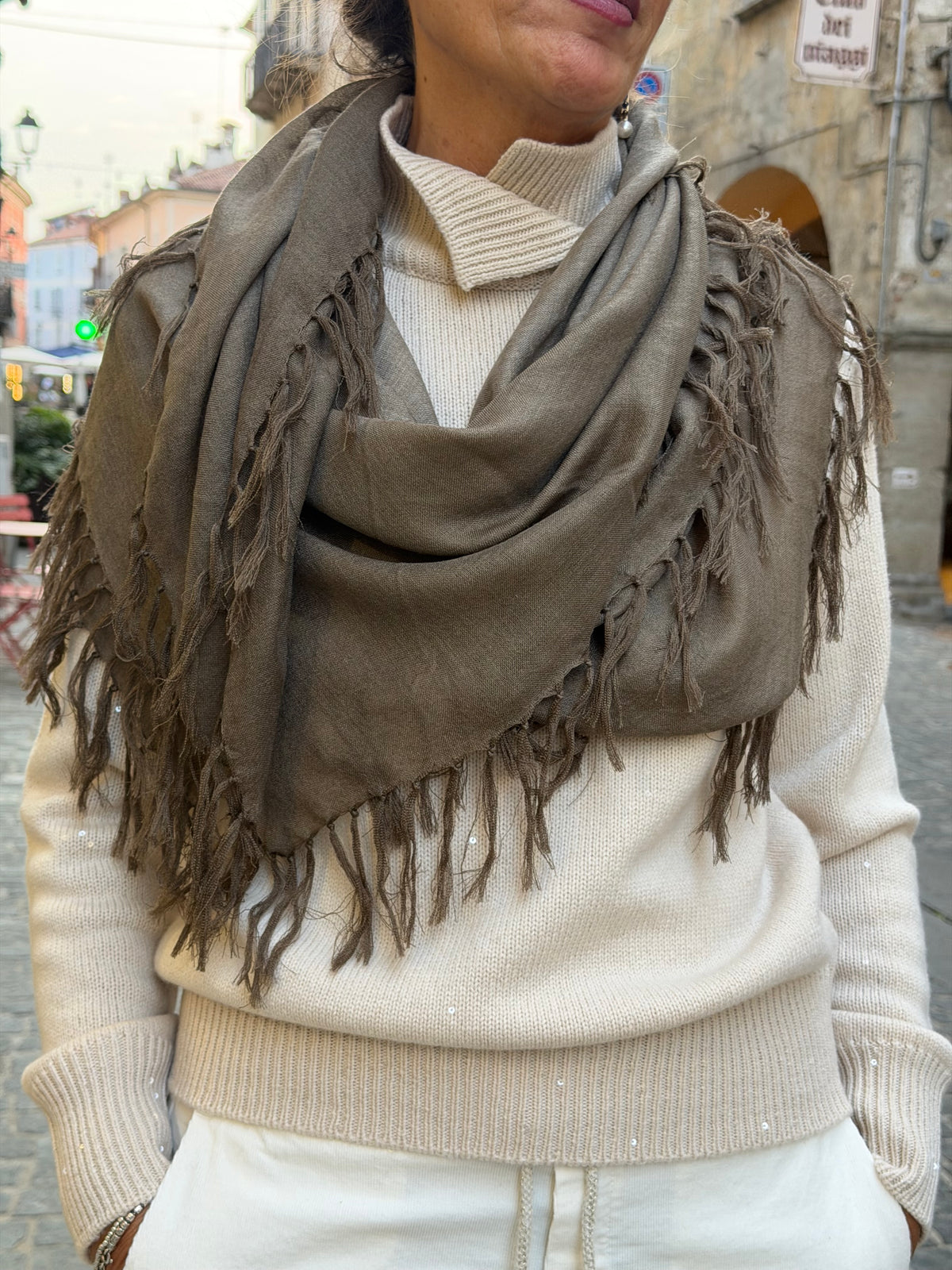 Sciarpa Kefiah Cashmere Seta