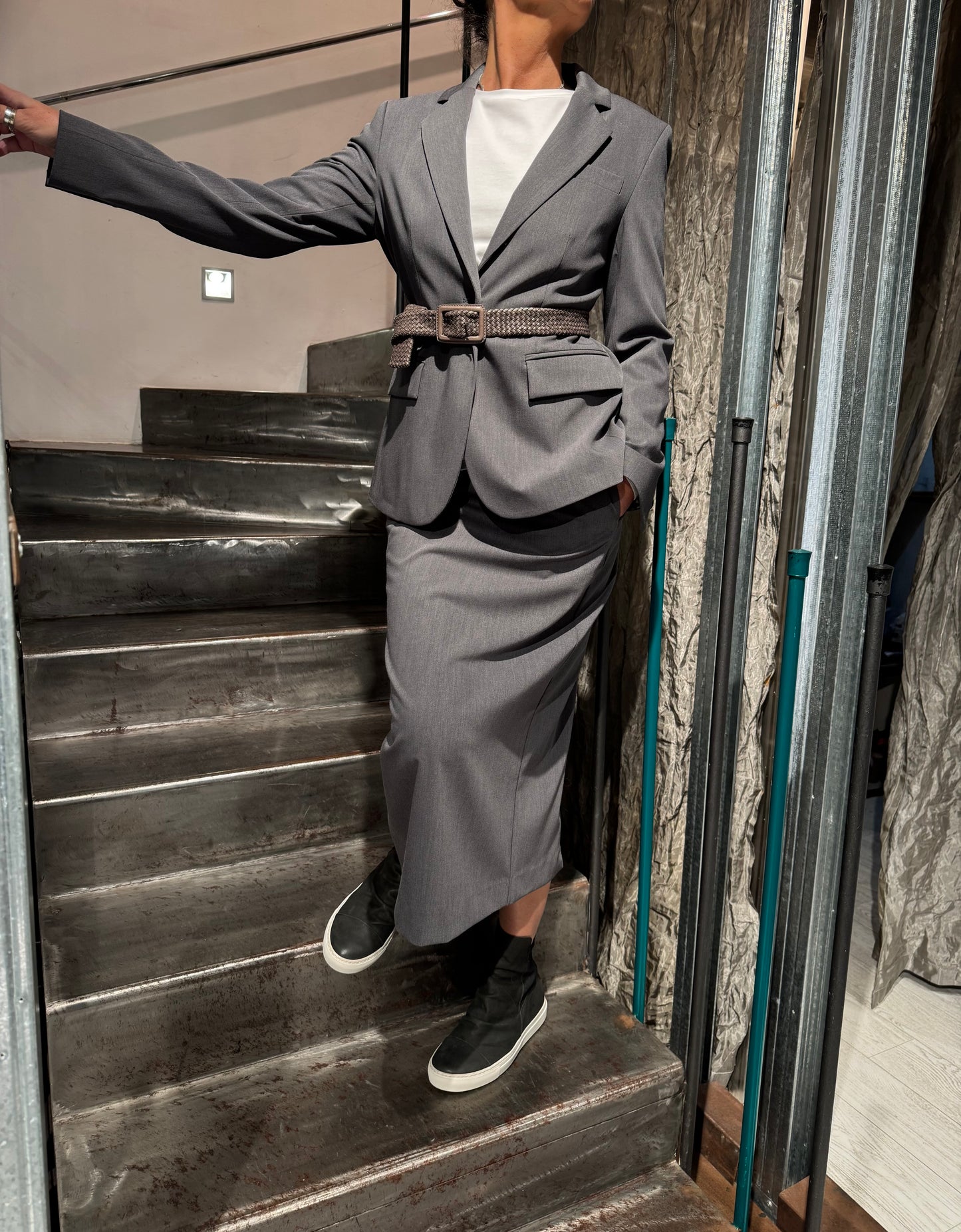 Blazer Monopetto Gabardina