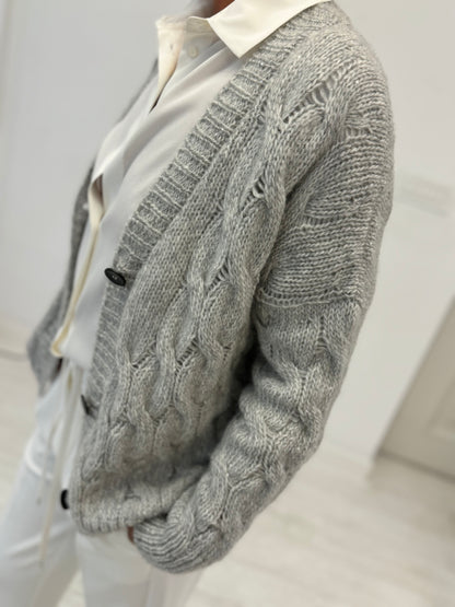 Cardigan Trecce Lurex