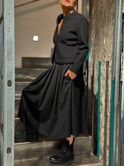 Giacca Flanella Collo Coreana