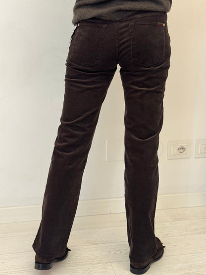 Denim Calie Straight Corduroy Coffee