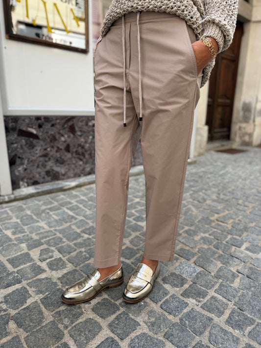 Pantalone Cotone con Coulisse