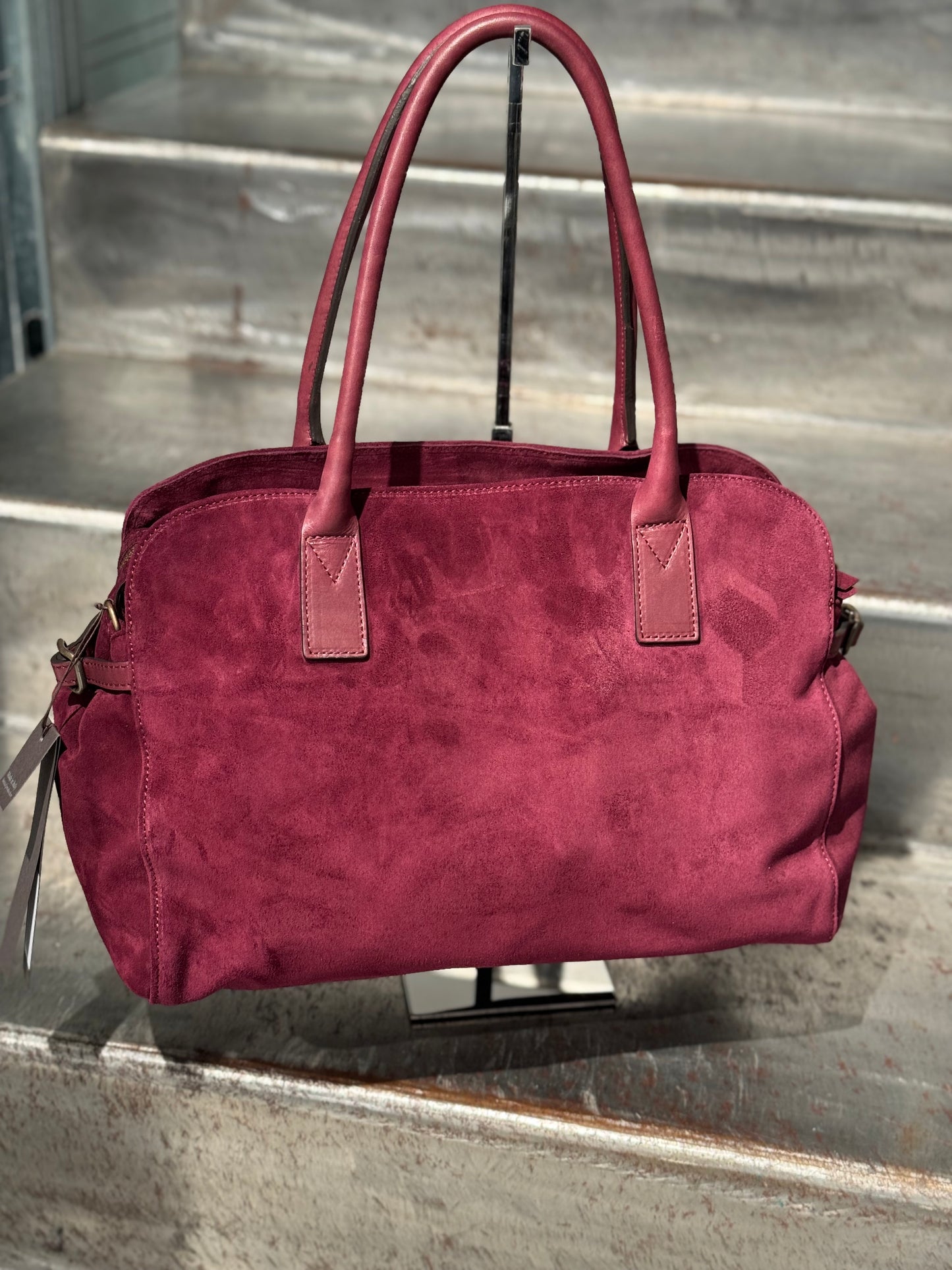 Borsa shopper Camoscio