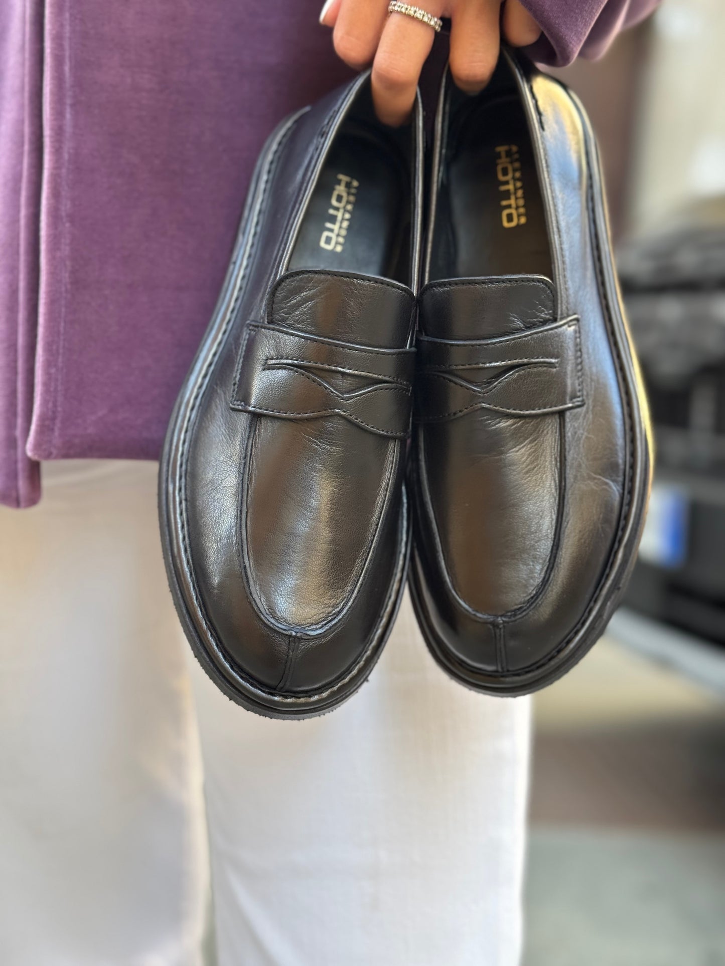 Mocassino Glamour Telato