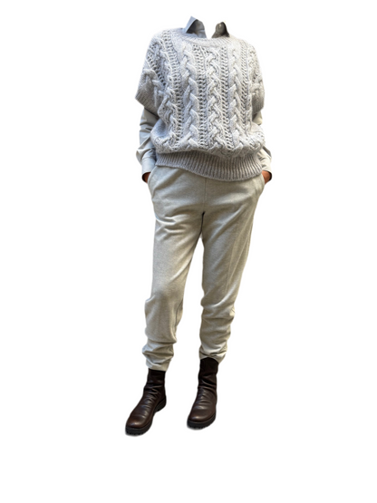 Pantalone Coulisse Spina di Pesce Jersey
