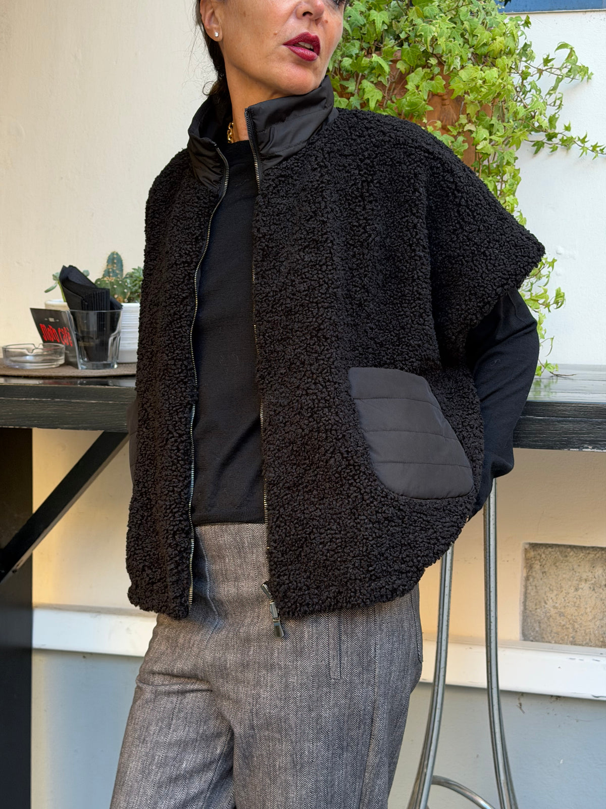 Giacca Teddy Eco Fur Reversibile