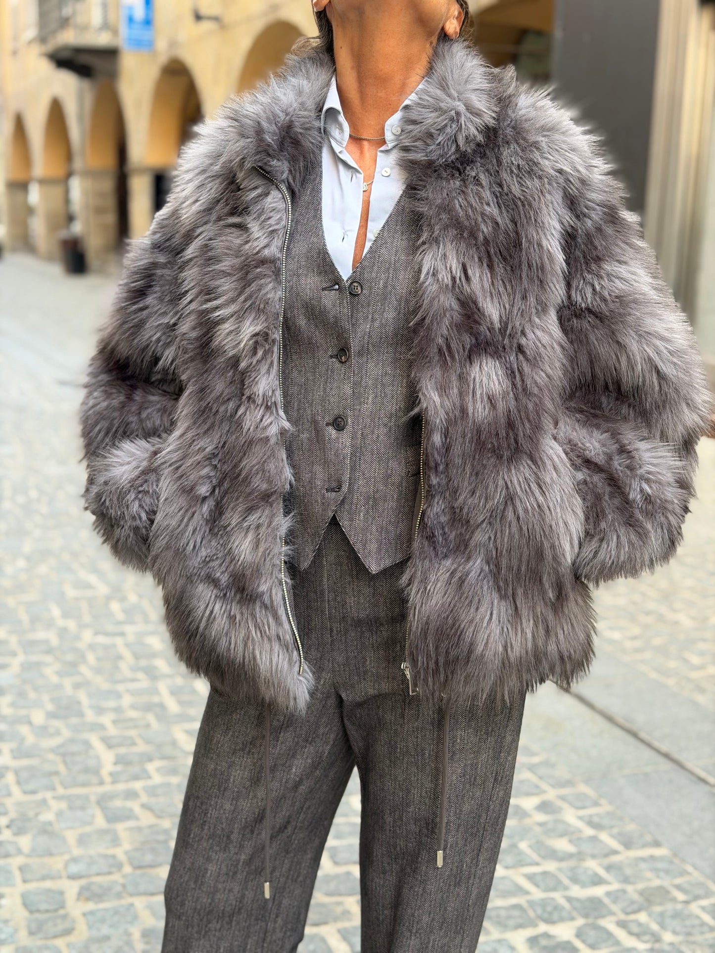 Bomber Fake Fur