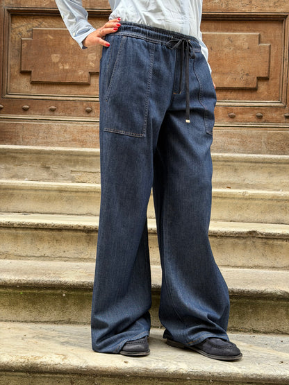 Denim Utility Pull On