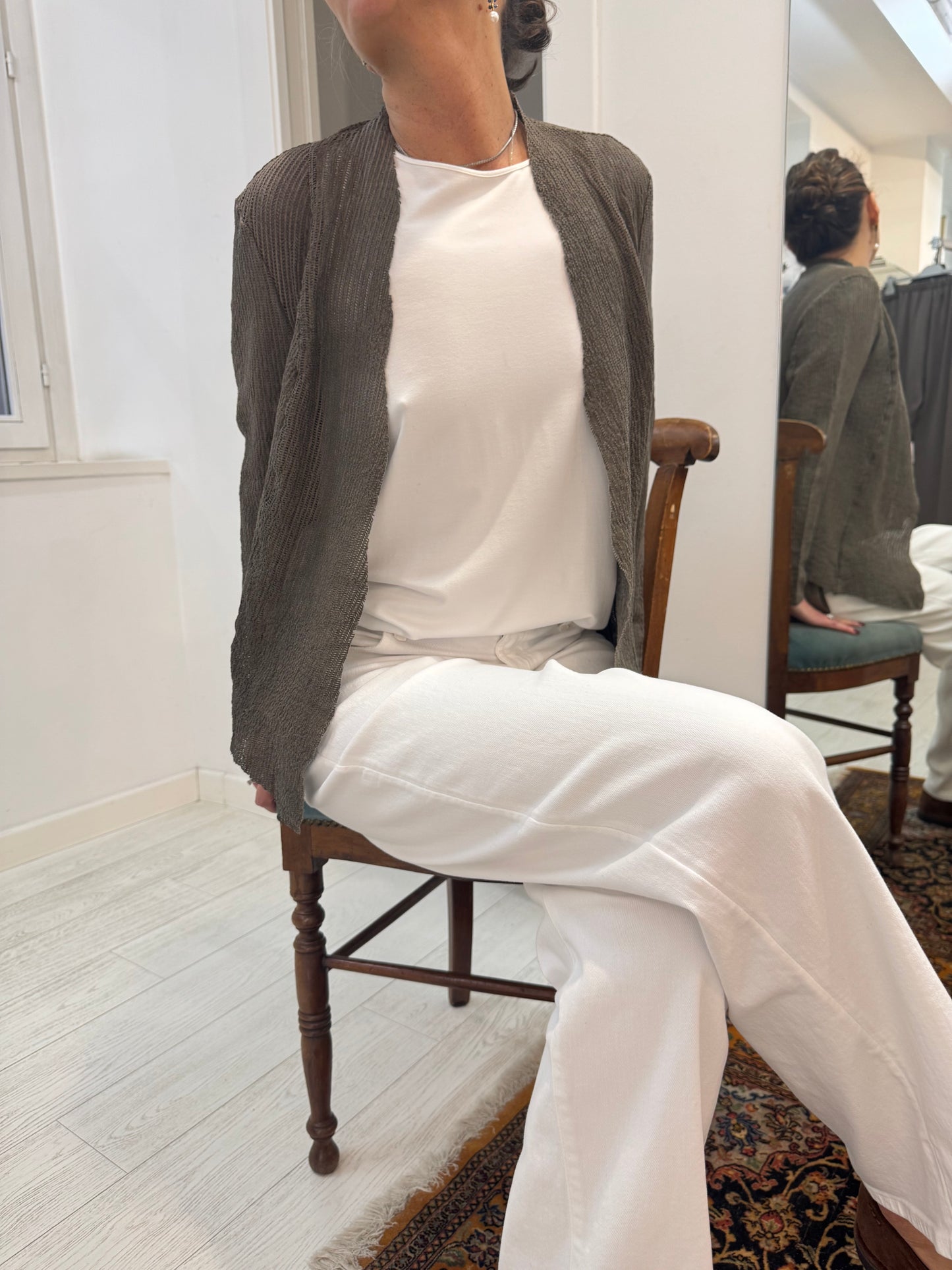 Giacca Pelle Laserata